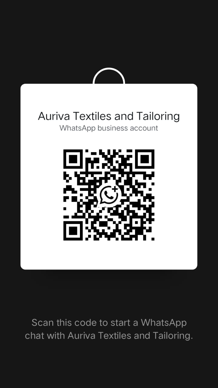 QR code to chat with Auriva Textiles & Tailoring on WhatsApp