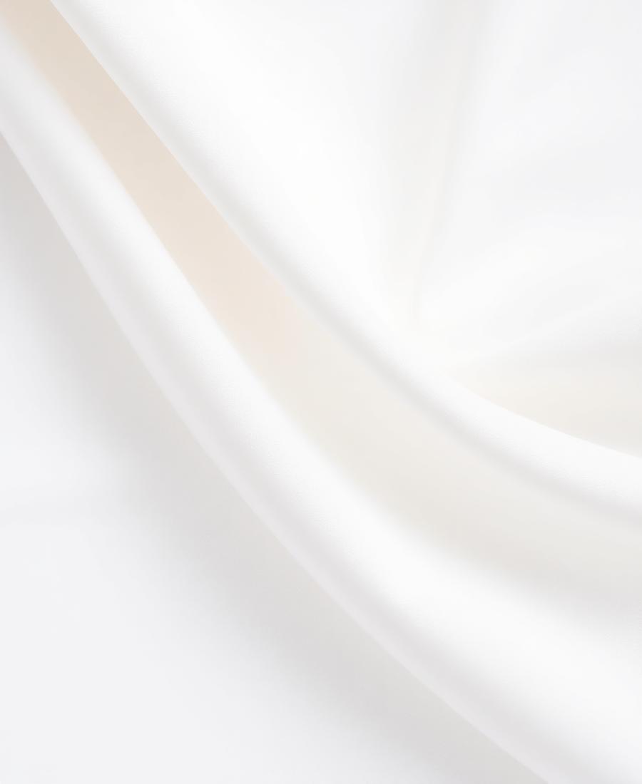 Crisp white cotton poplin fabric neatly folded, cotton fabric Dubai