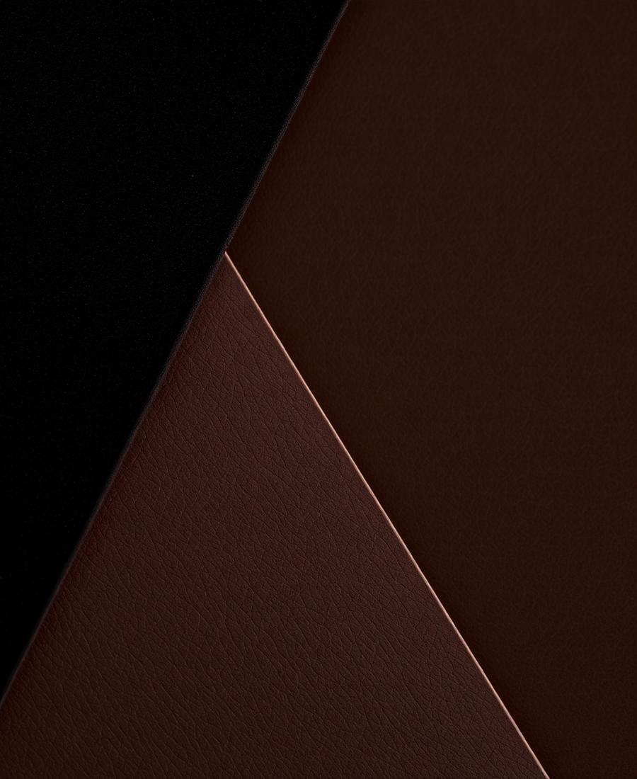 Brown leather and suede swatches with natural grain, leather Dubai