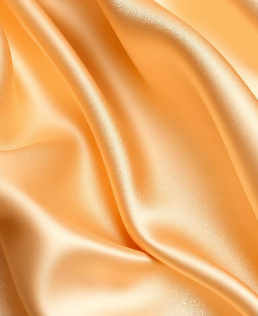 Champagne satin fabric with smooth reflective sheen, satin fabric Dubai